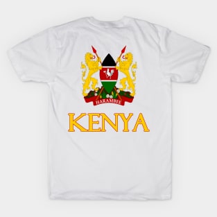 Kenya - Coat of Arms Design T-Shirt